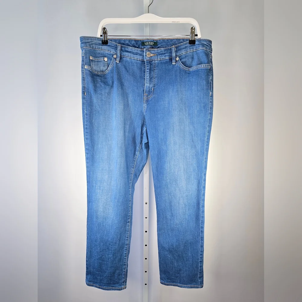 Lauren Ralph Lauren Premier Straight High Rise Jeans Women’s Size 16W